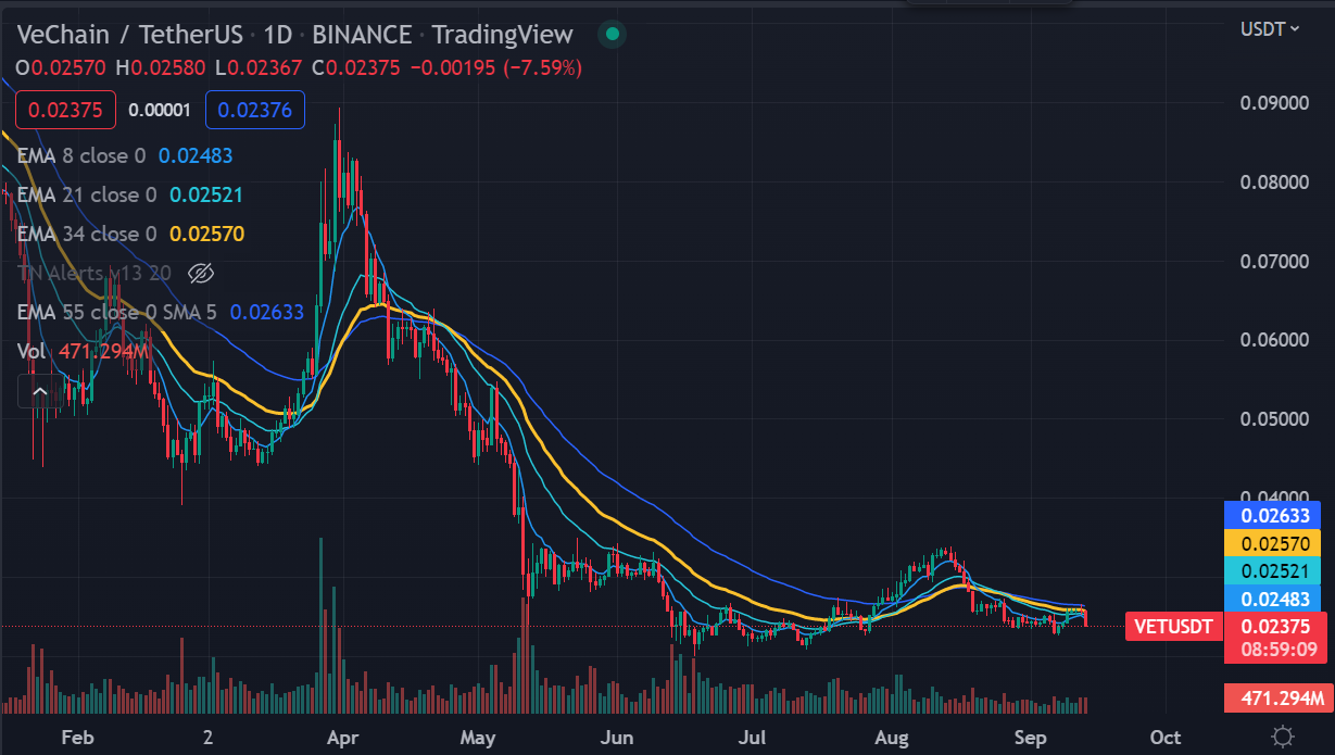 VeChain 13 september